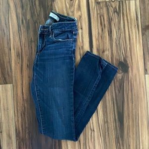 Abercrombie dark wash skinny jeans